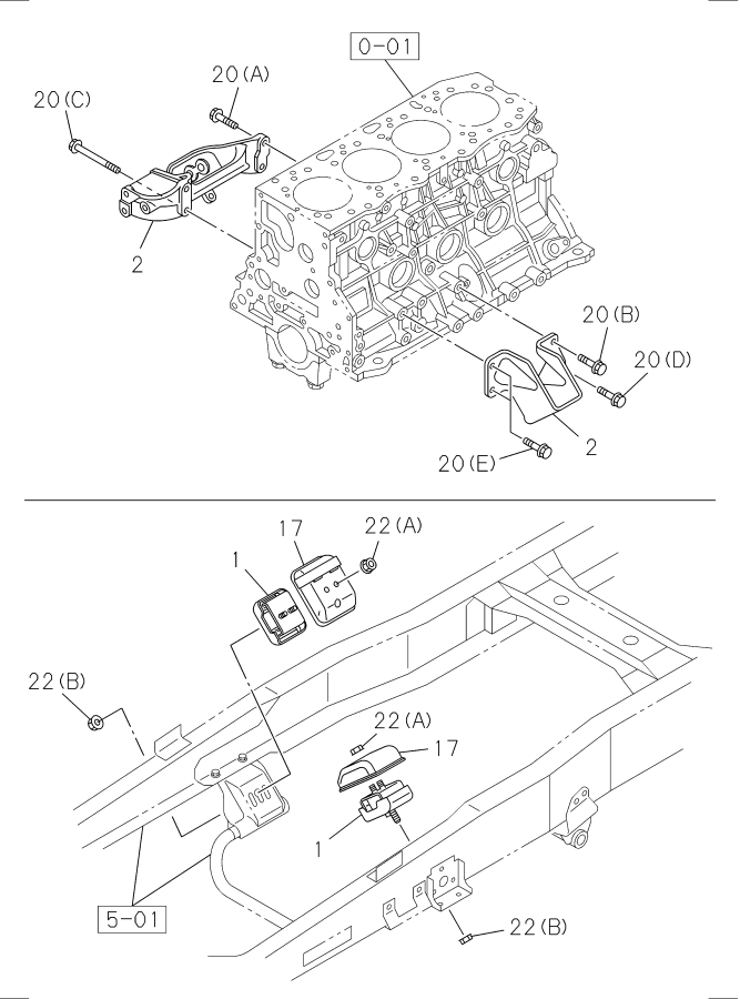 2015 Isuzu NPR Bolt - 0-28651-020-0 - Genuine Isuzu Part